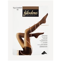 Колготки Filodoro Top Comfort, 50 den, профилактический класс компресии, размер 4, nabuk Filodoro®