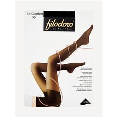 Колготки Filodoro Top Comfort, 50 den, профилактический класс компресии, размер 4, nero Filodoro®