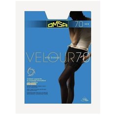 Колготки Omsa Velour, 70 den, размер 4, nero