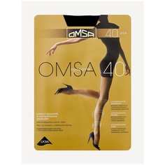 Колготки Omsa Caramello, 40 den, размер 5, nero