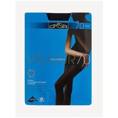 Колготки Omsa Velour, 70 den, размер 2, antracite