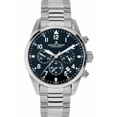 Наручные часы JACQUES LEMANS Sport, стальной/синий
