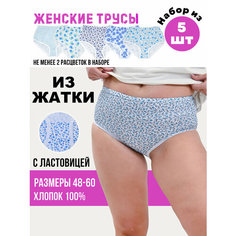 Трусы РТИ, комплект из 5 шт., размер 50, мультиколор