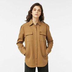 Рубашка LACOSTE, размер T38, коричневый
