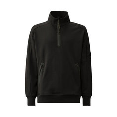 Джемпер C.P. COMPANY Fleece Zipped Lens Detail, размер XXL, , чёрный