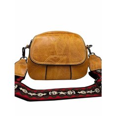 Сумка кросс-боди BeiBaoBao, фактура матовая, желтый