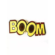 Карнавальные очки "Крутая надпись" BOOM Holiville