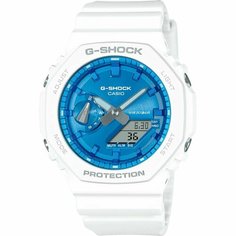 Наручные часы CASIO, белый, синий