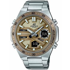 Наручные часы CASIO, бежевый, серый