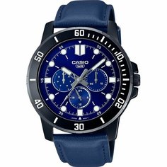 Наручные часы CASIO, белый, синий, черный