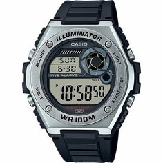 Наручные часы CASIO, серебряный, черный
