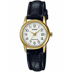 Наручные часы CASIO, белый, золотой, черный