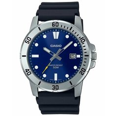 Наручные часы CASIO, синий, черный, серебряный