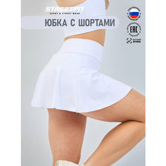Юбка-шорты STREETFIT, размер 2XL, белый