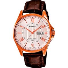 Наручные часы CASIO Collection, золотой, розовый, коричневый