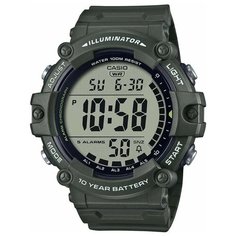 Наручные часы CASIO, серый/зеленый