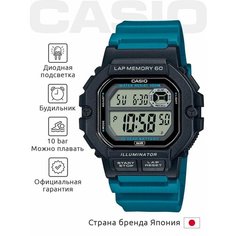 Наручные часы CASIO, серый, синий, черный