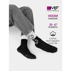 Носки MARK FORMELLE, размер 27-29, черный, белый