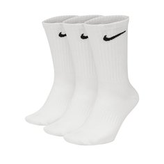 Носки NIKE Everyday Lightweight, комплект, 3 пары, размер 34/38 EU, белый