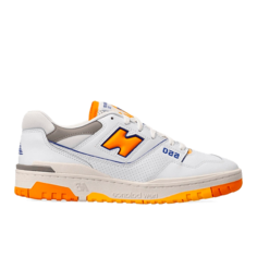 Кроссовки New Balance 550, размер 43 EU, White Vibrant Orange