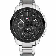 Наручные часы TOMMY HILFIGER, серебристый/черный