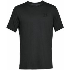 Футболка спортивная Under Armour Sportstyle Left Chest Logo SS, 1 шт., размер M, black - 001