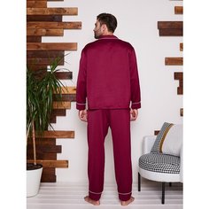 Пижама Малиновые сны, размер 48, burgundy