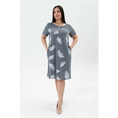 Платье mylovestyle, размер 52, серый