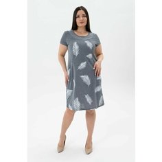 Платье mylovestyle, размер 58, серый