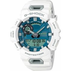 Наручные часы CASIO, бирюзовый, белый