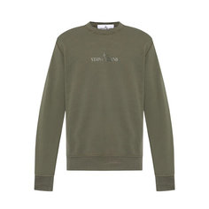 Свитшот Stone Island, размер S, , зеленый