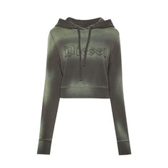Худи DIESEL Slimmy, размер S, , зеленый