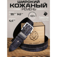 Ремень LEO HARDY, размер 120, синий