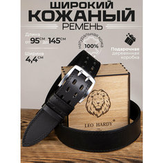 Ремень LEO HARDY, размер 135, черный