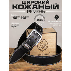 Ремень LEO HARDY, размер 130, черный