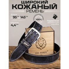 Ремень LEO HARDY, размер 145, синий