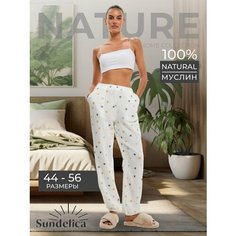Брюки джоггеры Sundelica, размер 46, белый