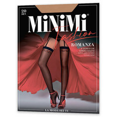 Чулки MiNiMi Romanza, 20 den, чёрный