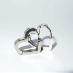 Серьги, размер 2 мм, серебристый Reniva