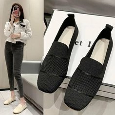 Мокасины , размер 38, black НЕТ бренда