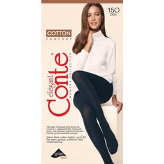 Колготки Conte elegant Cotton, 150 den, nero