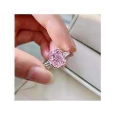 Кольцо, размер 20, розовый Jewelry Store