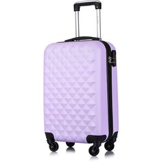 Чемодан Lcase, 35 л, размер S+, лиловый