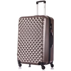 Чемодан Lcase, 105 л, размер L, кофейный