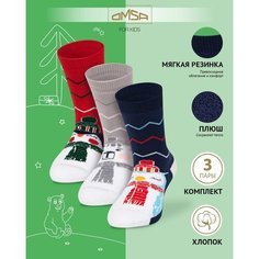 Носки OMSA KIDS 3 пары, размер 27/30, , мультиколор