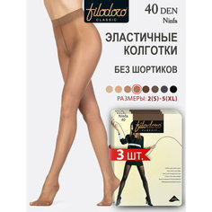 Колготки Filodoro NINFA 40, 40 den, 3 шт., размер 2, abbronzante Filodoro®