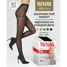 Колготки MiNiMi Erica, 40 den, 10 шт., размер 2, nero