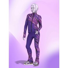 Костюм для фигурного катания UGOSKATE, размер 110cm, розовый