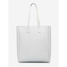 Сумка тоут LOKIS, фактура гладкая, white