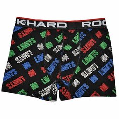 Трусы ROCK HARD, размер M, белый, красный, зеленый, черный